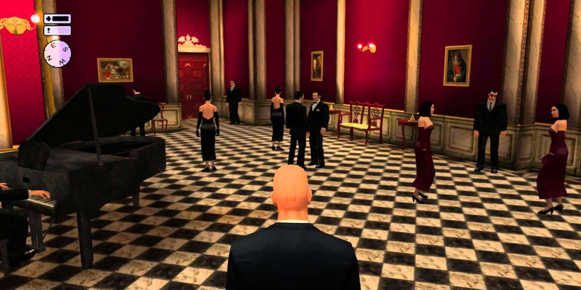 Attending a party in Hitman 2 Silent Assassin