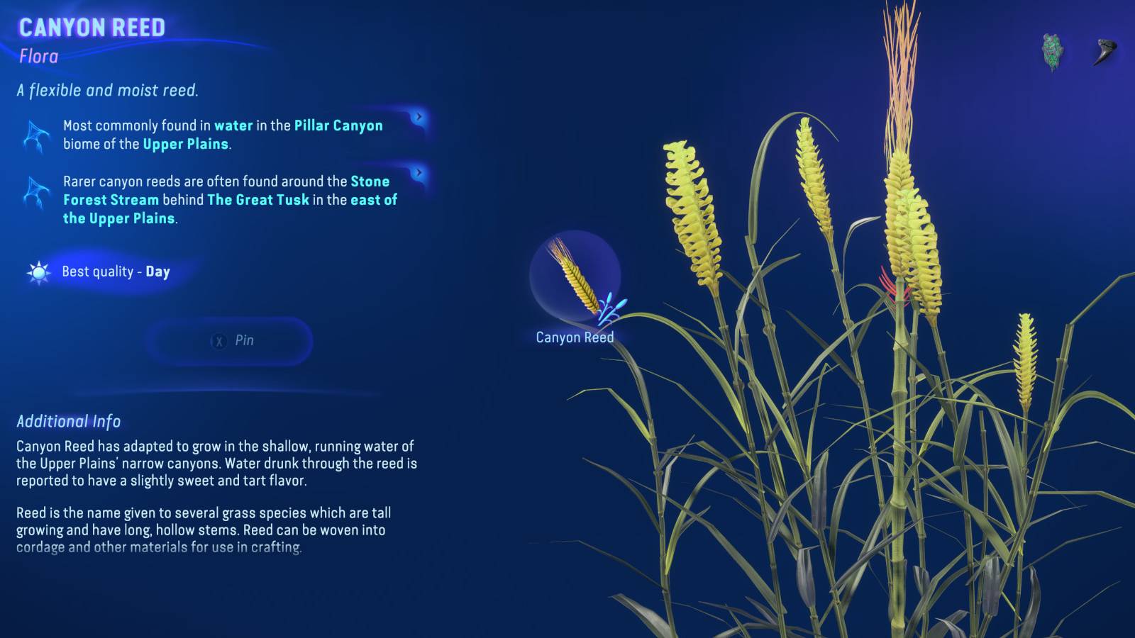 avatar frontiers of pandora canyon reed exquisite location