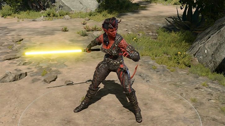 baldur's gate 3 star wars lightsaber mod yellow