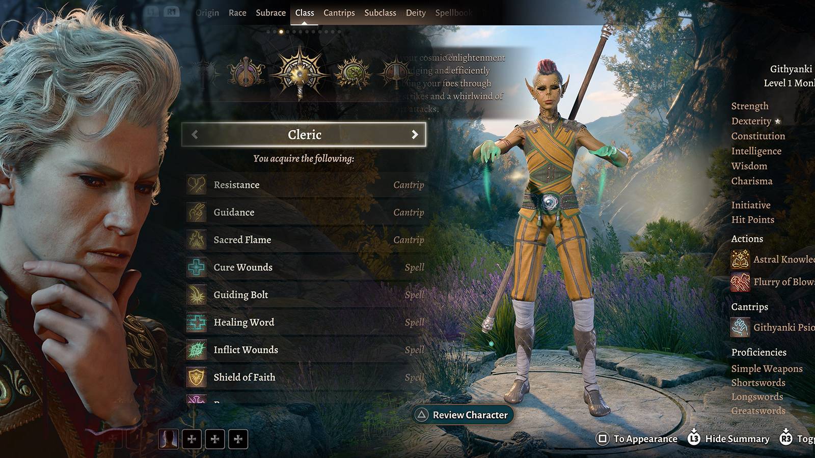 Baldurs Gate 3 Character Creation