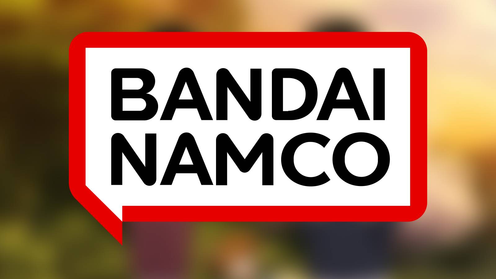 Bandai Namco logo over blurred Yashahime Princess Half-Demon screengrab