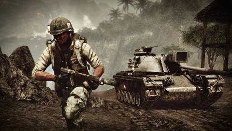 Battlefield Bad Company 2 Vietnam Gameplay Tank