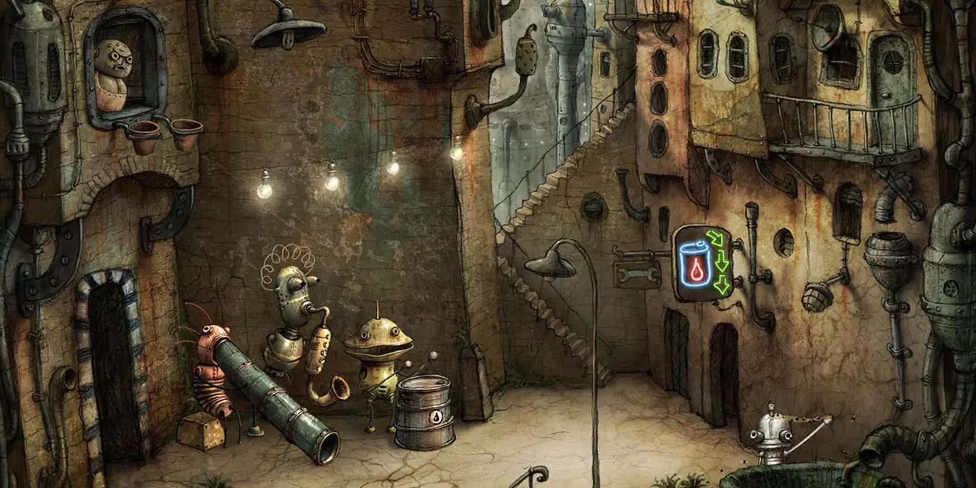 Best Games With A Hand Drawn Art Style Machinarium