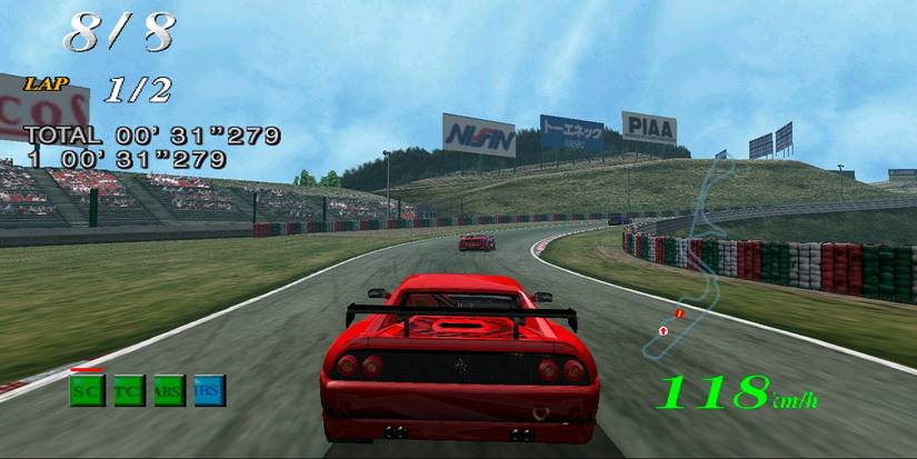 Best Sega Racing Games- F355 Challenge