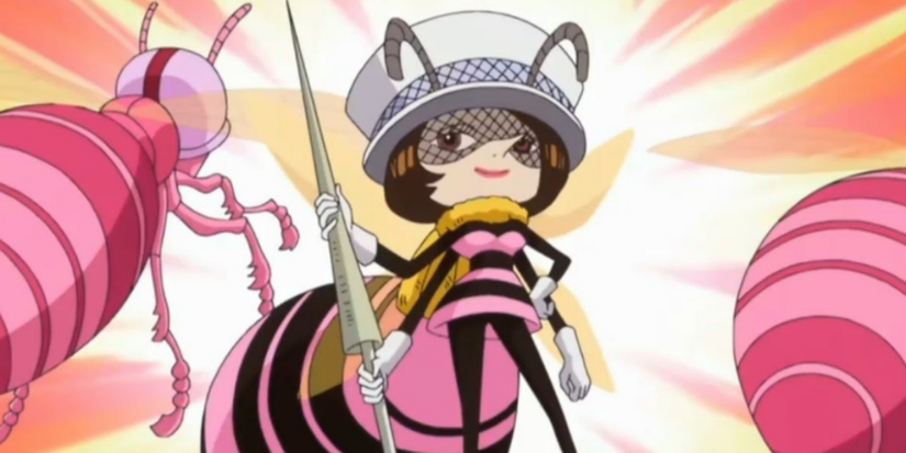Bian dengan Mushi Mushi no Mi Model Suzumebachi, Devil Fruit terbang di One Piece