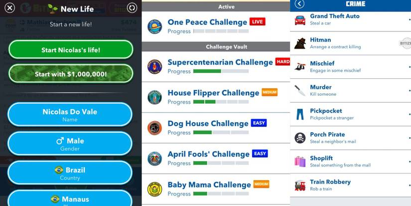 bitlife one peace challenge walkthrough