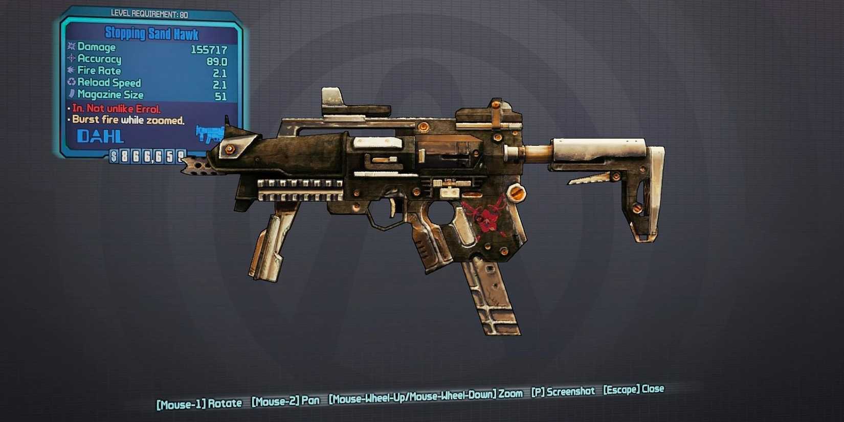 Borderlands 3 Sand Hawk Sniper Rifle