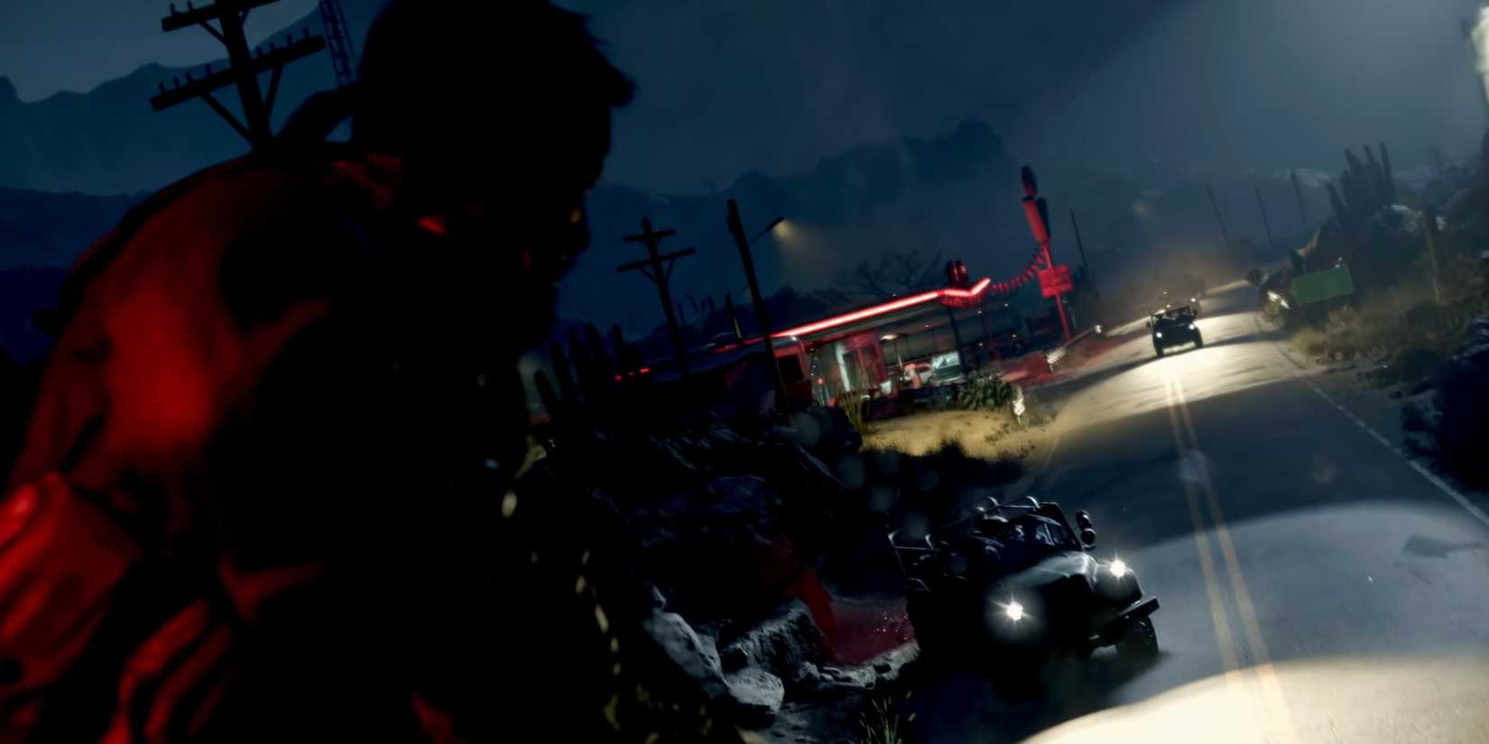 Call of Duty Black Ops Cold War cutscene highway helicopter gameplay