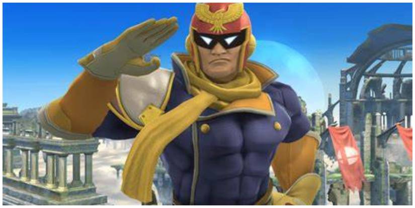 Captain Falcon in F-Zero