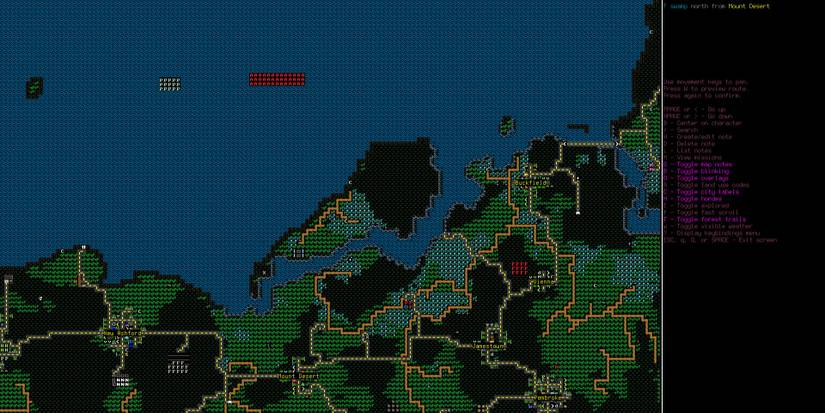 Map view from Cataclysm Dark Days Ahead