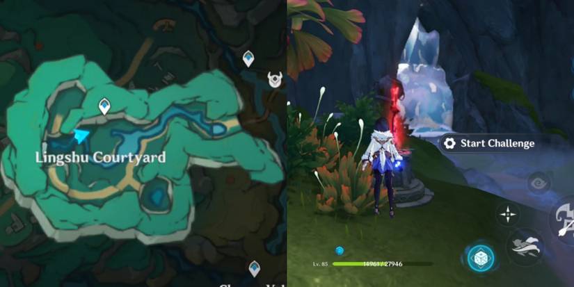 chase blue butterfly into medicine jar in genshin impact