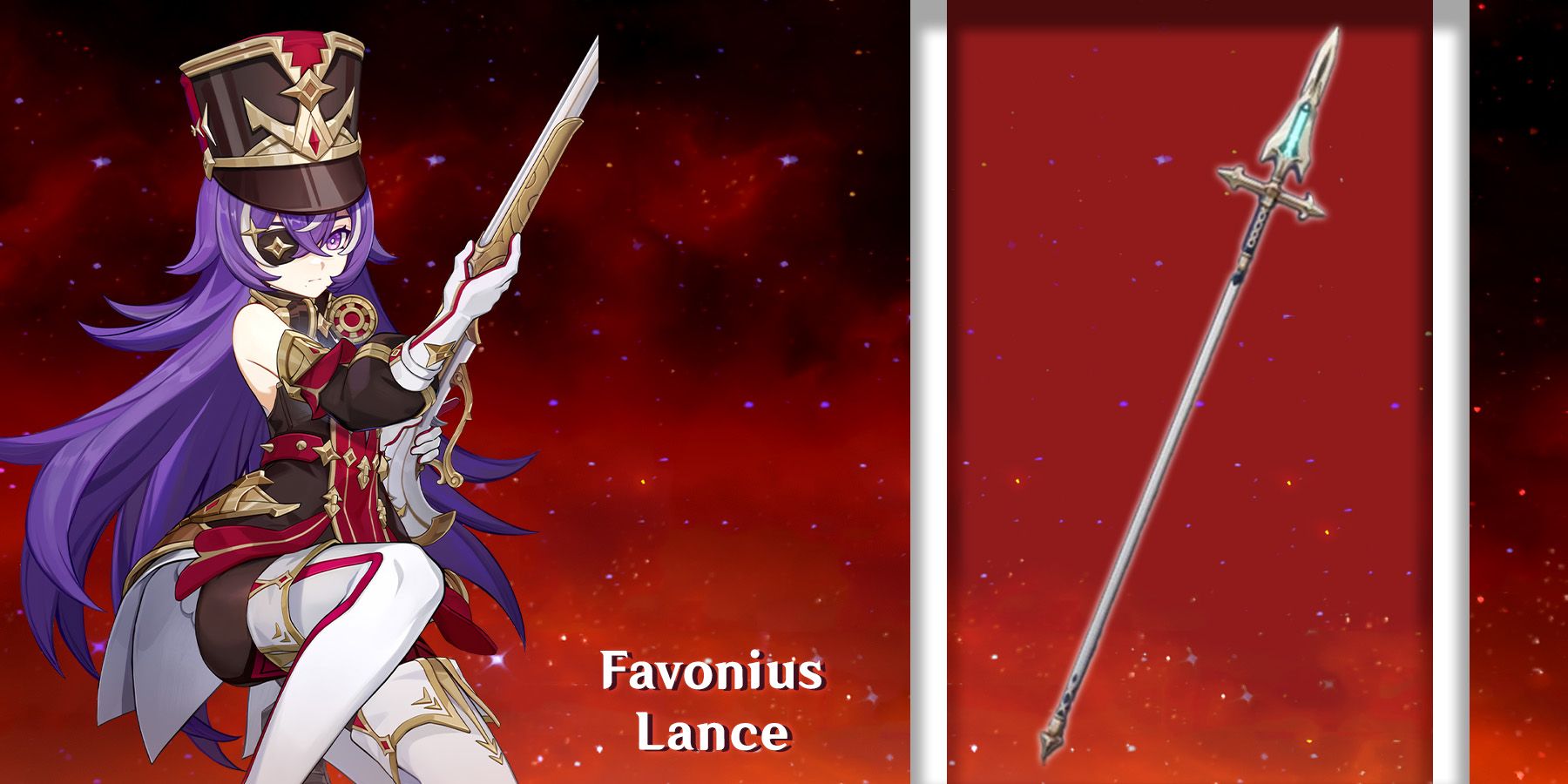 chevreuse using favonius lance in genshin impact