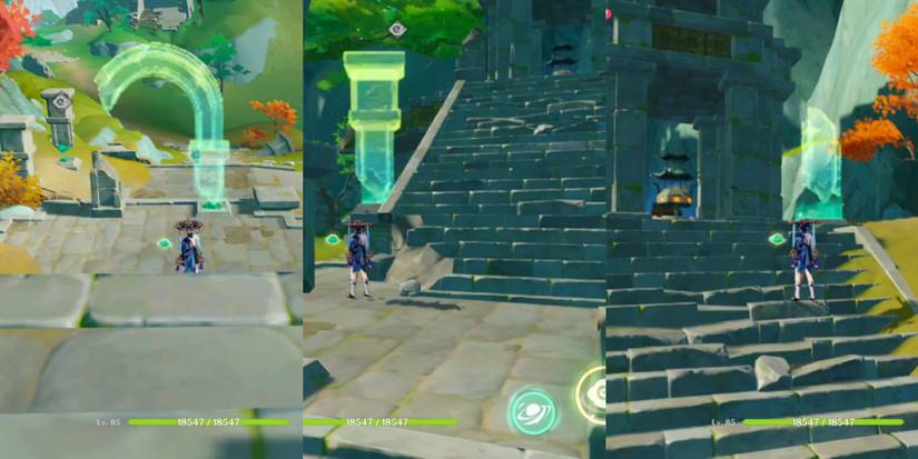 chizhang wall east ancient ruins restoration puzzle solution in genshin impact