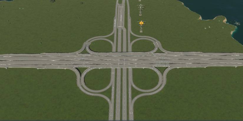 Cities Skylines 2 Best City Entrances Cloverleaf