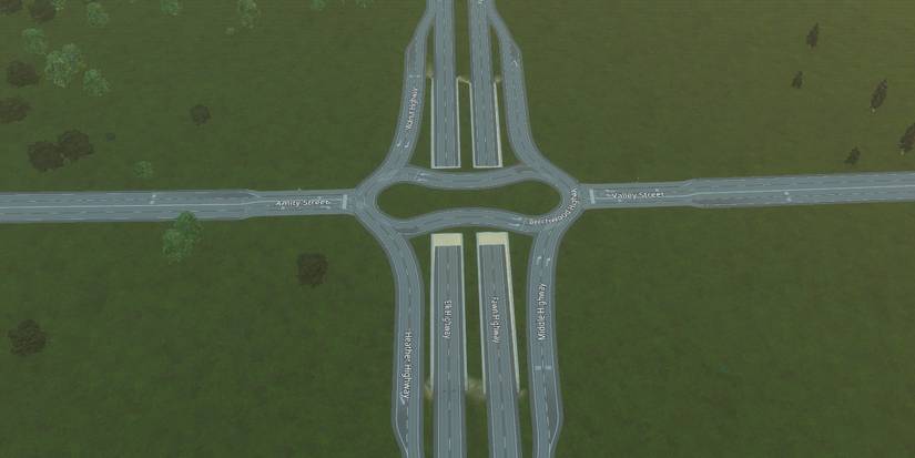 Cities Skylines 2 Best City Entrances Teardrop Roundabout