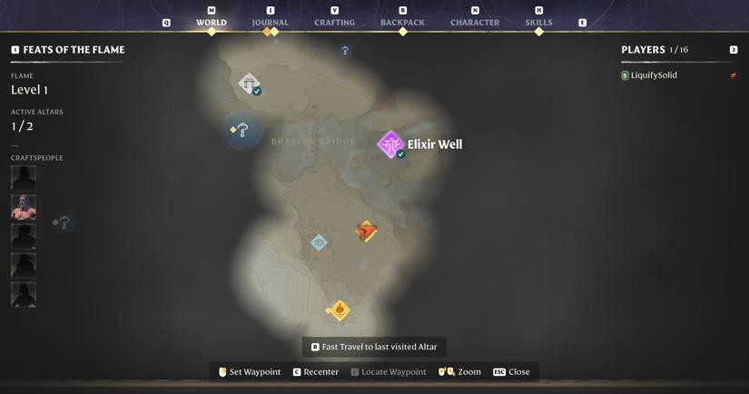 Clearing the Elixir Well in Enshrouded