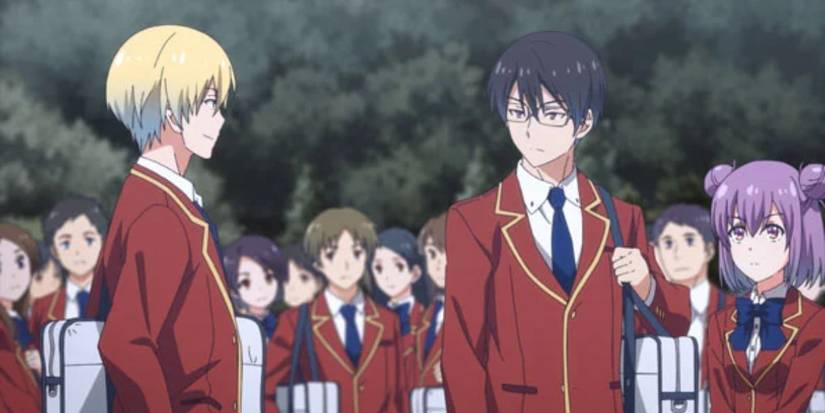 Horikita and Miyabi from classroom of the elite