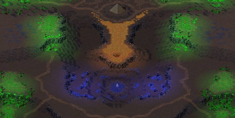 A wasteland covered in various types of GDI