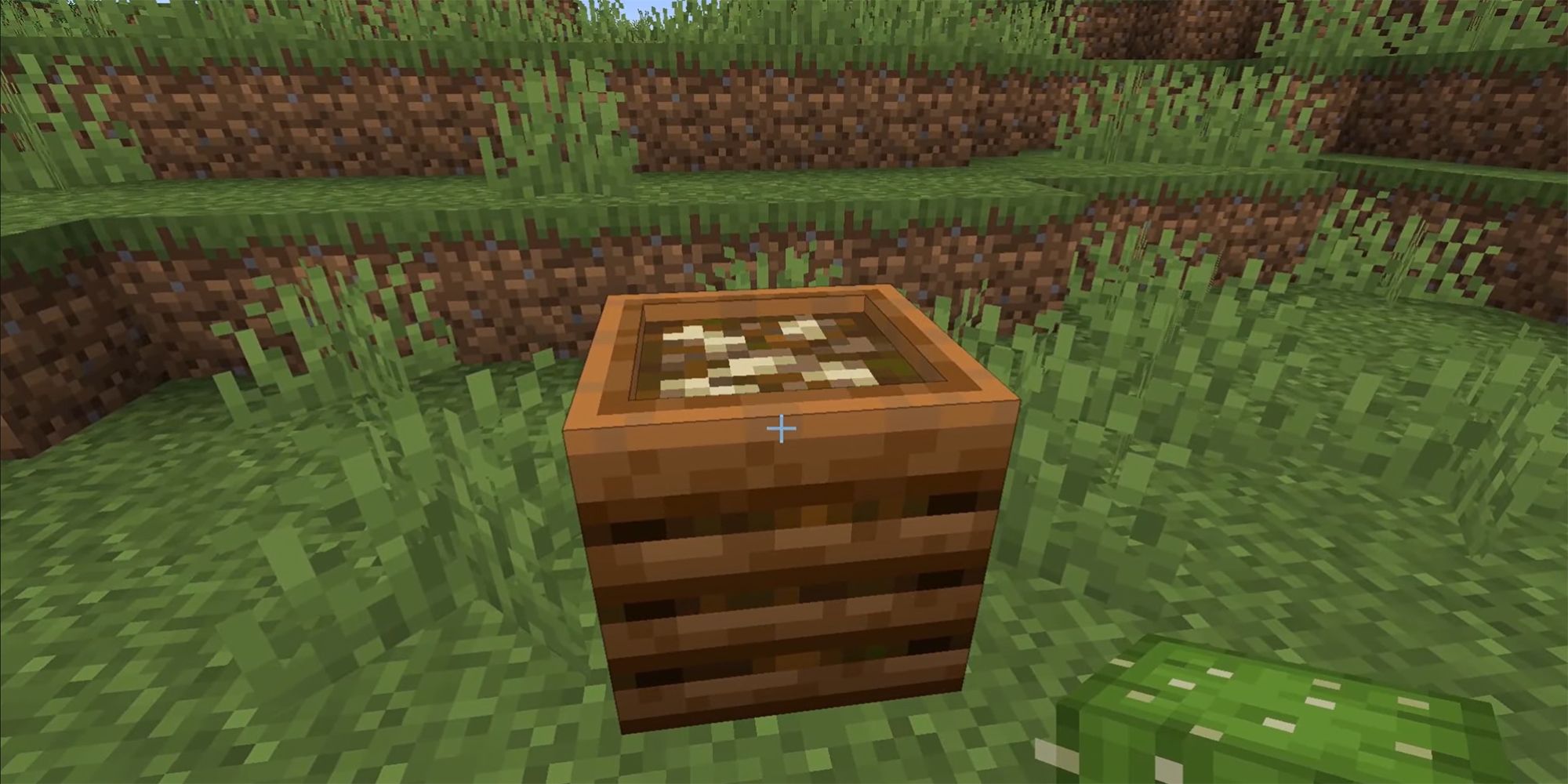 Uses of kelp in Minecraft - Composter