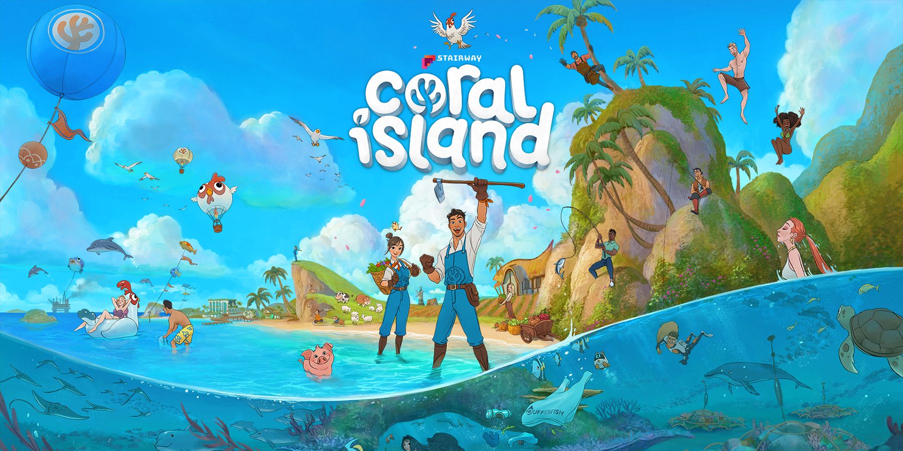 Coral Island key art with logo