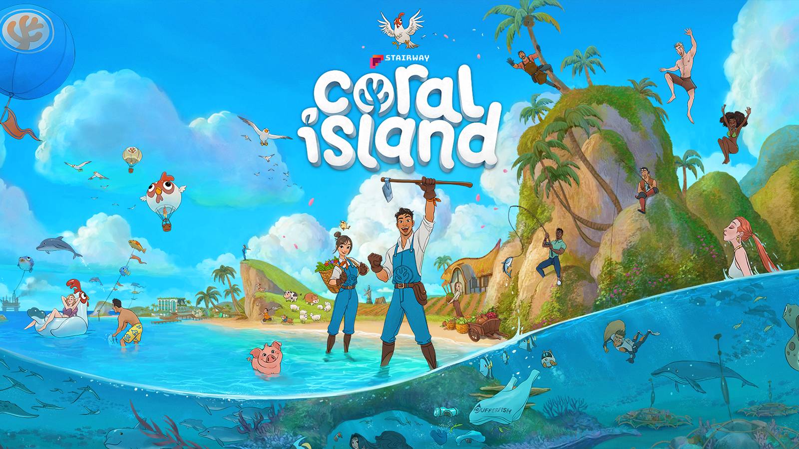 Coral Island key art with logo