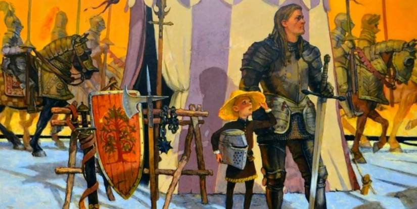 Cover art of Duncan the Tall's trial by seven (art by Gary Gian)