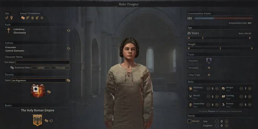 Create your own ruler in Crusader Kings 3