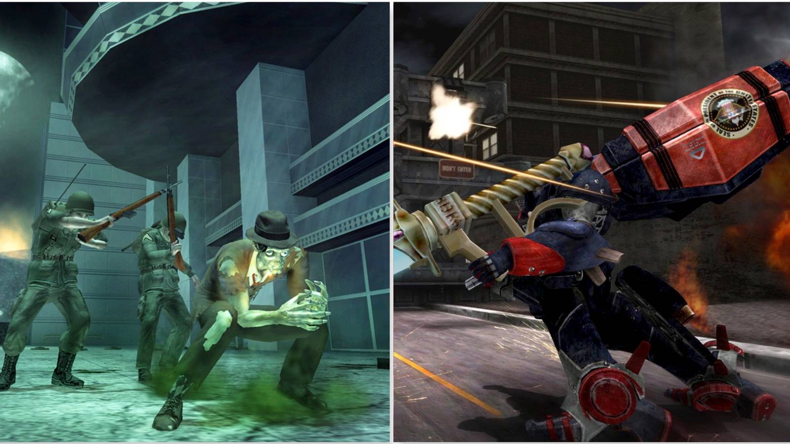 Creeping around in Stubbs The Zombie In Rebel Without A Pulse and Fighting enemies in Metal Wolf Chaos