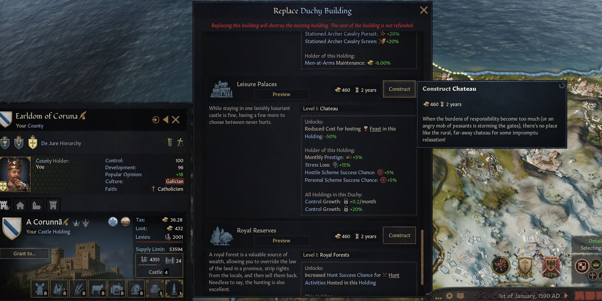 Crusader Kings 3 Best Duchy Buildings Leisure Palaces