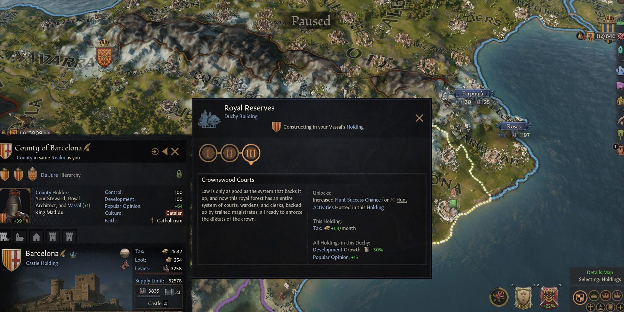 Crusader Kings 3 Best Duchy Buildings Royal Reserves