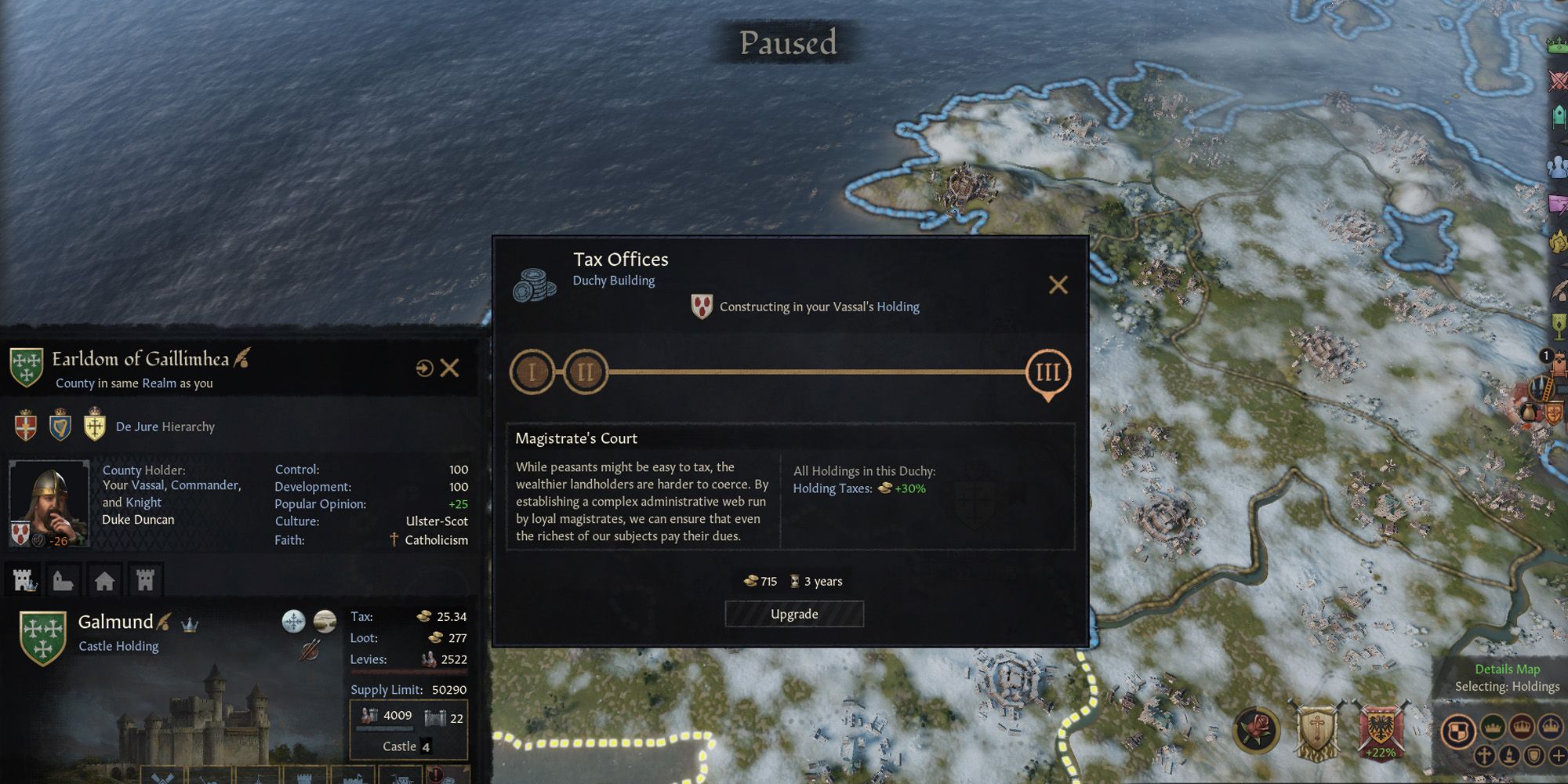 Crusader Kings 3 Best Duchy Buildings Tax Office