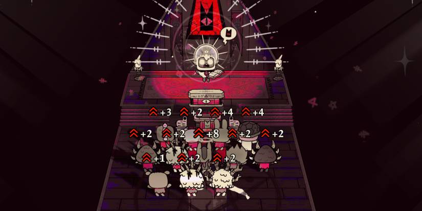 performing a sermon to cult followers