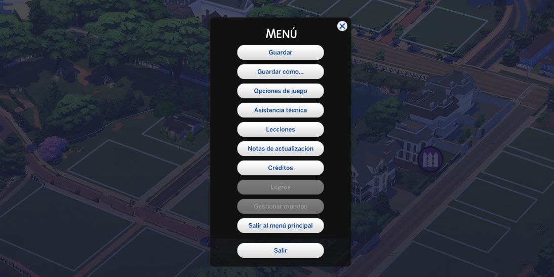 Mod UI do modo escuro para The Sims 4
