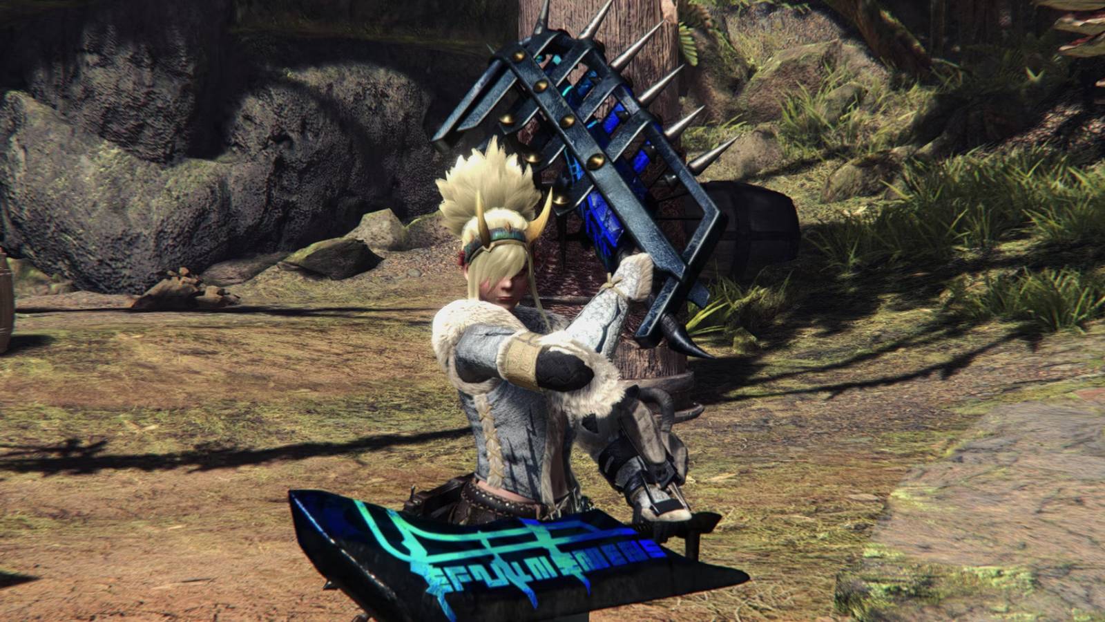 A hunter posing with Dual Blades
