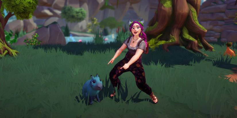 Blue Striped Capybara in Disney Dreamlight Valley: A Rift in Time