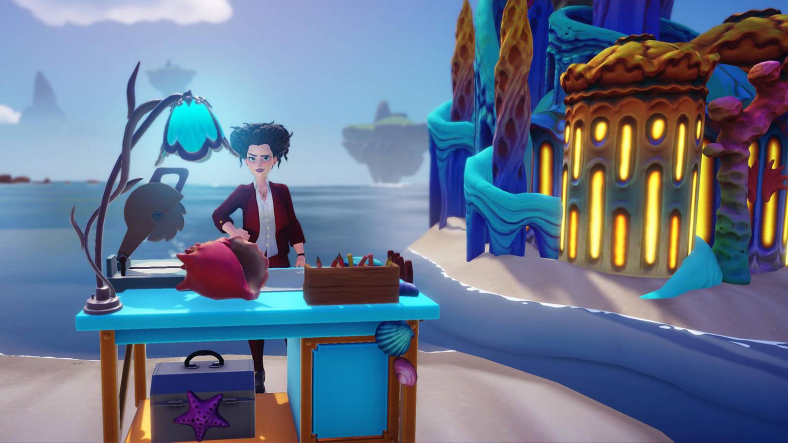 Crafting at Ariel's Crafting Station in Disney Dreamlight Valley