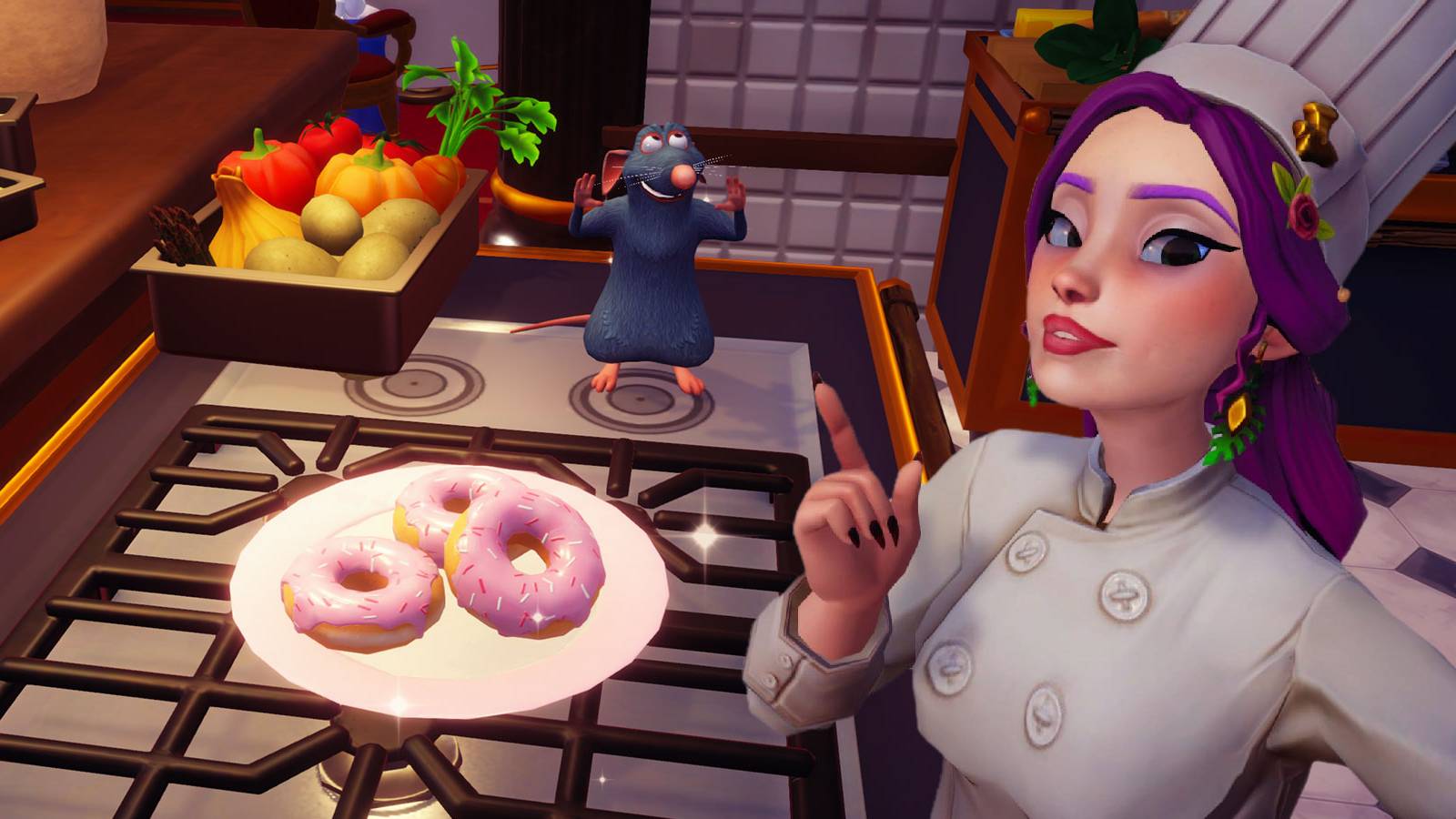 Glazed Donut dessert in Disney Dreamlight Valley