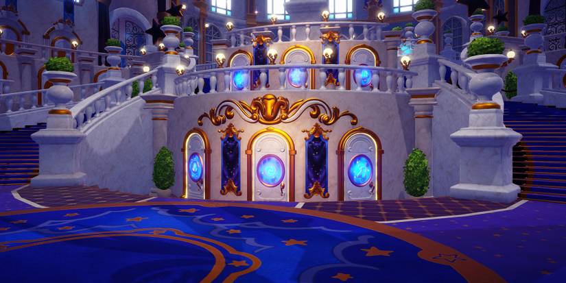Magic Castle with Realm doors in Disney Dreamlight Valley