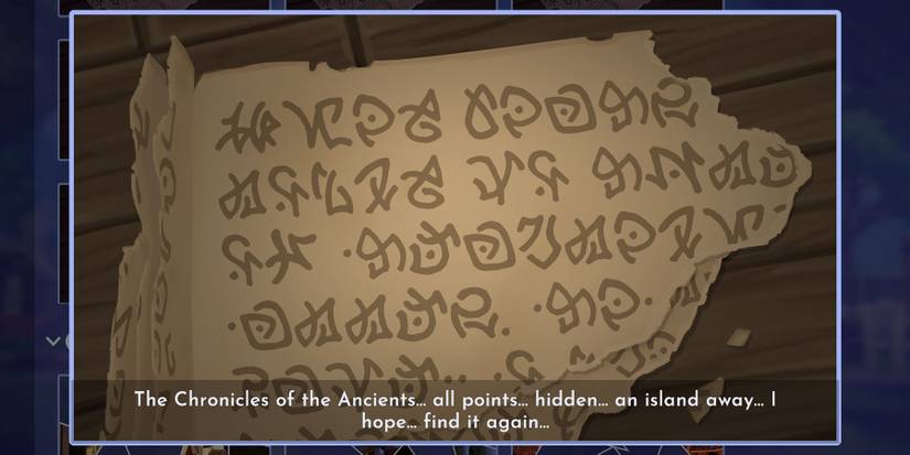 The Chronicles of the Ancients quest for Belle in Disney Dreamlight Valley.