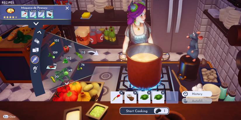 Moqueca de Pirarucu recipe in Disney Dreamlight Valley: A Rift in Time