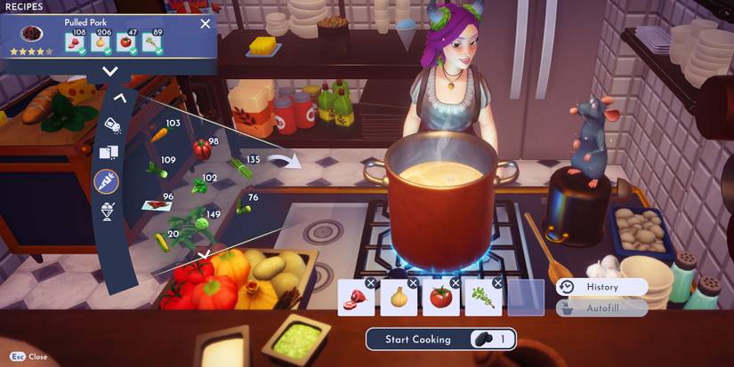 Recipe for Pulled Pork in Disney Dreamlight Valley: A Rift in Time