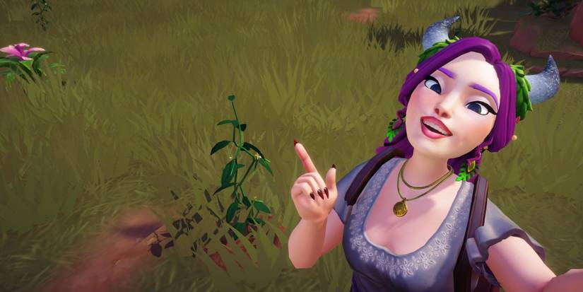 Vanilla ingredient growing in Sunlit Plateau in Disney Dreamlight Valley