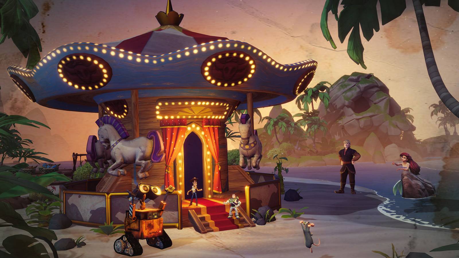 Woody's Carousel memory in Disney Dreamlight Valley