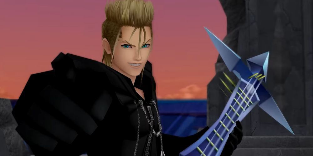 Demyx facing Sora in Kingdom Hearts 2 Final Mix.