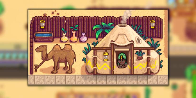 the desert trader in stardew valley.
