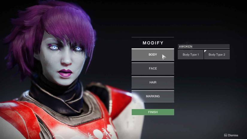destiny 2 character customization change