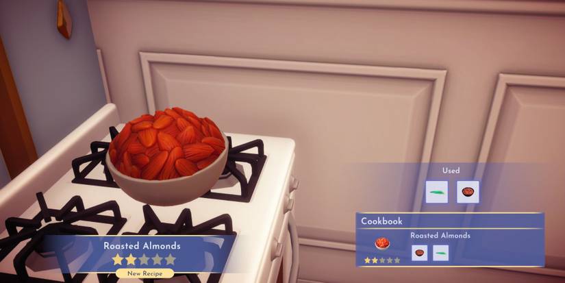 Disney Dreamlight Valley How To Make Roasted Almonds