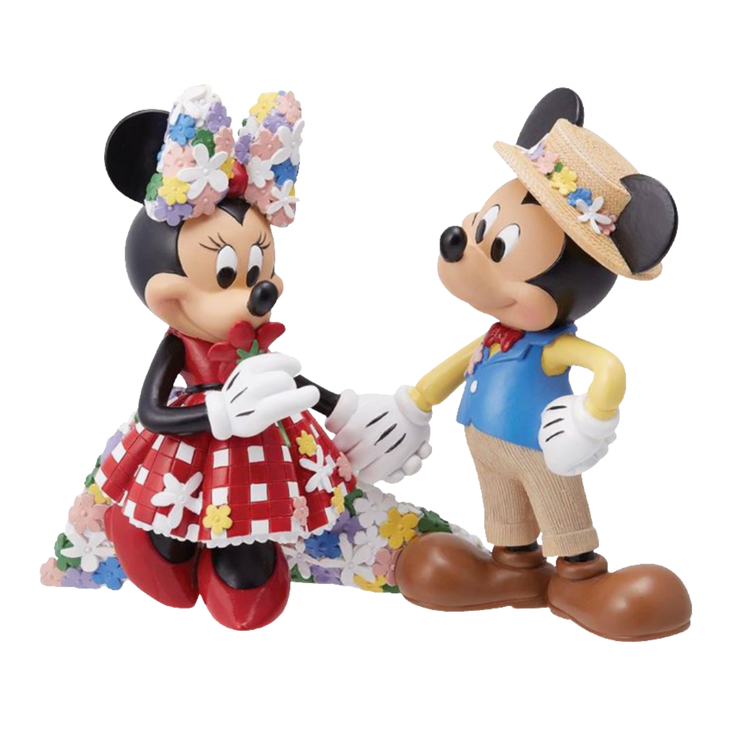 Disney Showcase Mickey and Minnie Mouse Botanica Collection Statue
