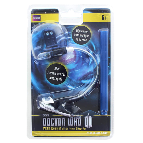 Doctor Who Gadgets Book Light with UV Pen