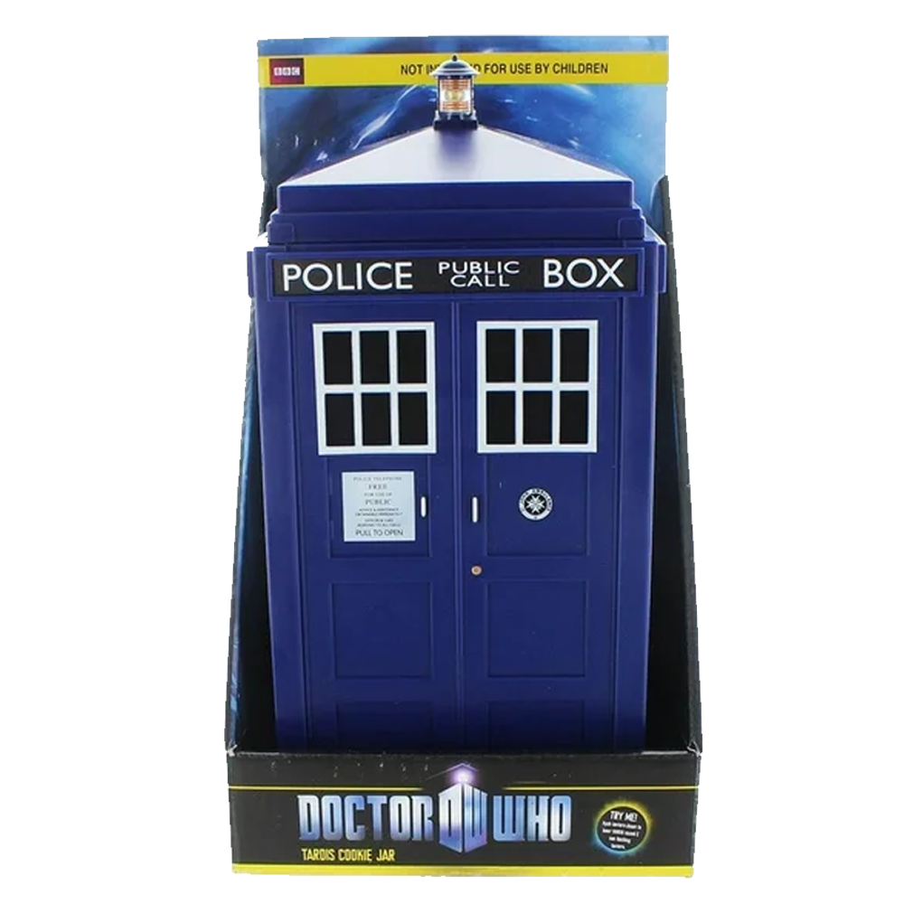 Doctor Who Gadgets Tardis Cookie Jar with Lights & Sounds